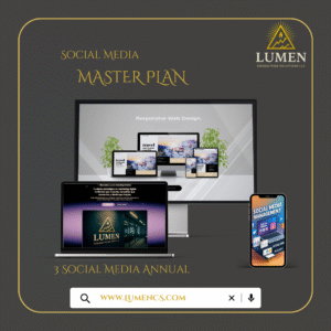 Master Plan ANUAL, Administración de 3 Redes Sociales