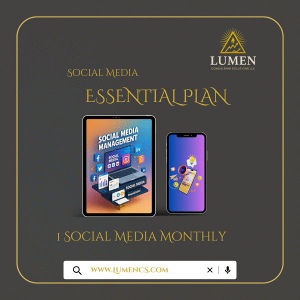 Plan Esencial Mensual, Administración de 1 Red Social