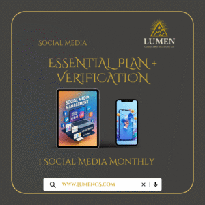 Plan Esencial Mensual + Revision, Administración de 1 Red Social