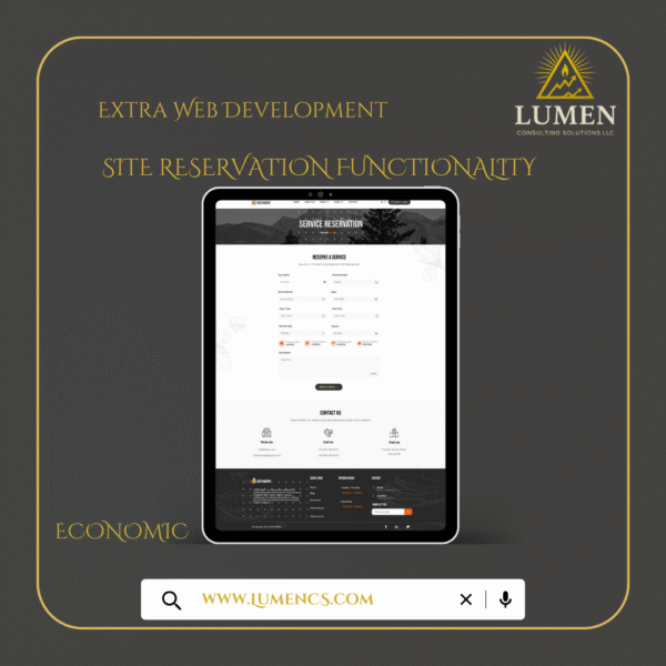 Funcionalidad Reservas de Sitio – Económico