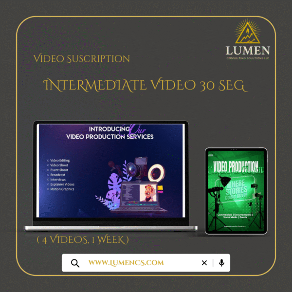 Suscripción Video Intermedio (30 seg)