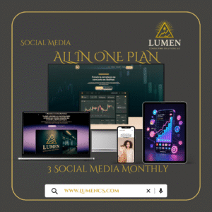 Plan Todo en uno Mensual, Administración de 3 Redes Sociales